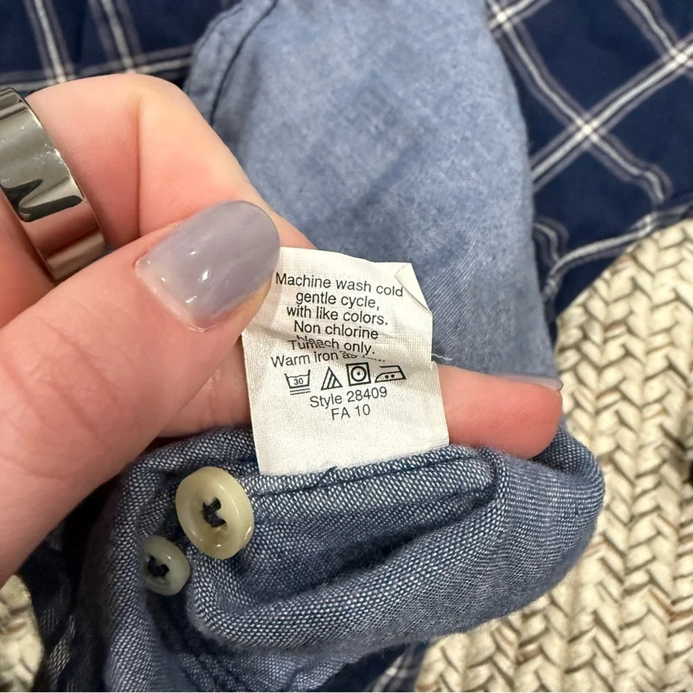 J. Crew Plaid Flannel Button Down